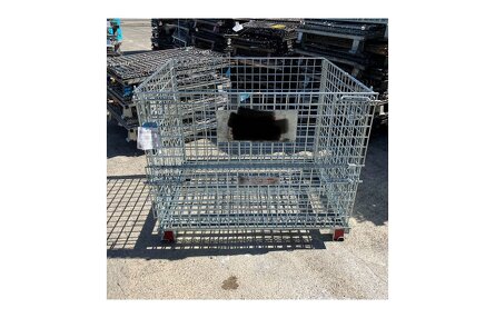 中古　メッシュパレット★横幅1000&times;奥行800&times;高さ850mm　ピッチサイズ25*50